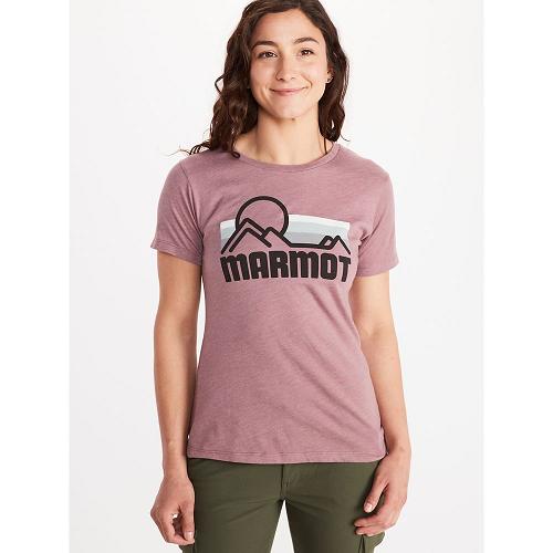 Marmot Coastal T-Shirts For Womens Pink KRP354071